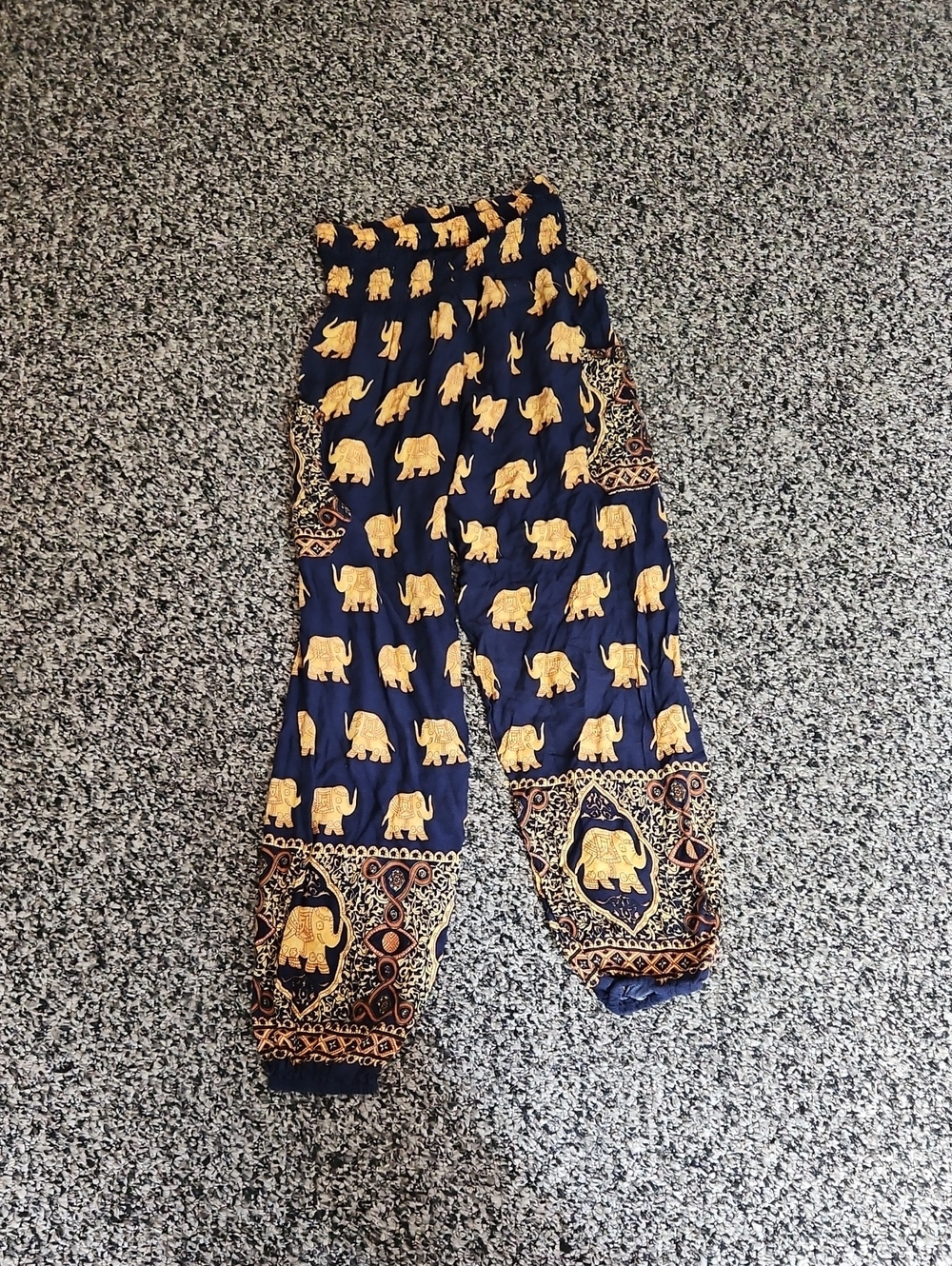 The Elephant Pants Navy And Fold Design